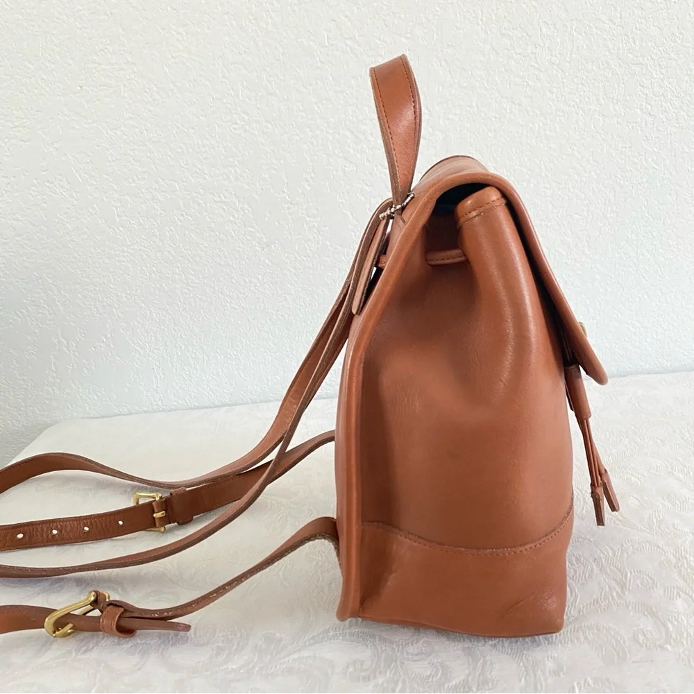 Vintage coach Brown Leather Backpack